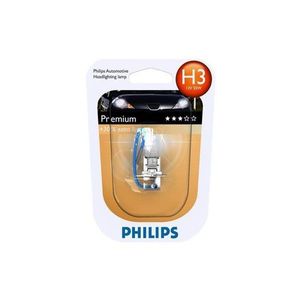 Bec auto Philips H3 12V 55W PREMIUM, blister imagine