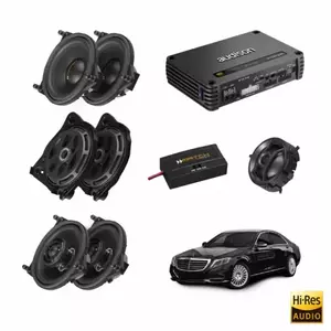 Pachet sistem audio Plug&Play Match dedicat Mercedes Benz + Amplificator DSP 800W imagine