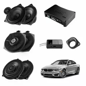 Pachet sistem audio Plug&Play Audison dedicat BMW K4M K4M + Amplificator AP 8.9bit 520W + Conectica dedicata imagine