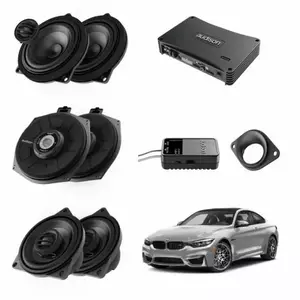 Pachet sistem audio Plug&Play Audison dedicat BMW K4E X4M + Amplificator AP F8.9bit 1040W + Conectica dedicata imagine
