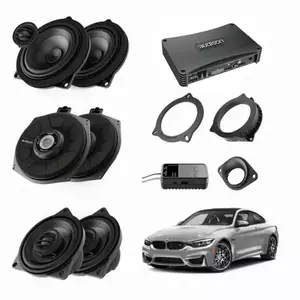 Pachet sistem audio Plug&Play Audison dedicat BMW K4E X4M A4E + Amplificator AP F8.9bit 1040W + Conectica dedicata imagine