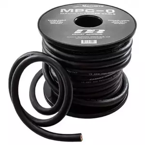 Cablu alimentare Deaf Bonce MPC-0 GA OFC, Metru Liniar / Rola 15m, 50mm2 (1 / 0AWG), Negru, 0741035024172 imagine
