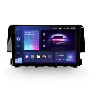 Navigatie Auto Teyes CC3 2K 360° Honda Civic 10 2015-2020 6+128GB 9.5` QLED Octa-core 2Ghz, Android 4G Bluetooth 5.1 DSP imagine