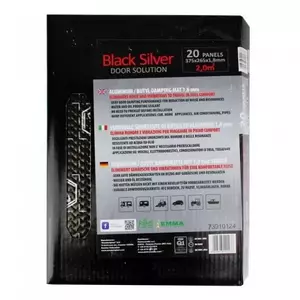 Insonorizant auto Premium STP Black Silver Door Pack, 1, 8mm, 2, 0m2, Bulk Pack imagine