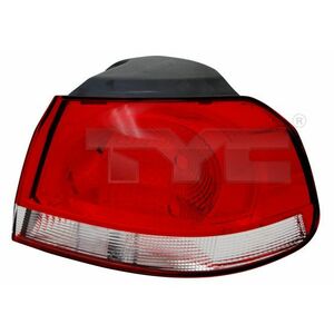 Stop tripla lampa spate stanga ( exterior , Semnalizator alb, culoare sticla: rosu) VW GOLF HATCHBACK 2008-2013 imagine