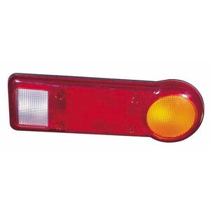 Stop tripla lampa spate stanga (semnalizator portocaliu, culoare sticla: rosu) HYUNDAI H100 1996-2004 imagine