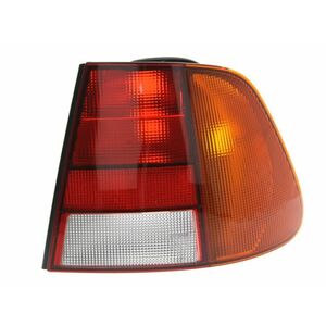 Stop tripla lampa spate dreapta (Semnalizator portocaliu, culoare sticla: rosu) VW POLO LIMUZINA 1995-2001 imagine