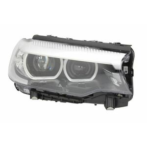 Far dreapta LED, AHL, fara modul, cu lumini curba BMW Seria 5 G30, G31 dupa 2017 imagine