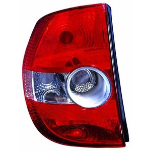 Stop lampa spate stanga culoare semnalizator alb, culoare sticla rosu VW FOX Hatchback intre 2005-2011 imagine