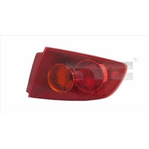 Stop lampa spate dreapta exterior culoare semnalizator portocaliu culoare sticla rosu MAZDA 3 BK Sedan intre 2003-2006 imagine