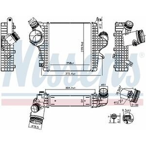 Intercooler potrivit AUDI Q7, Q8; VW TOUAREG 3.0 3.0H 02.18- imagine