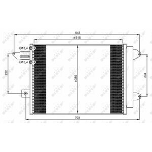 Radiator AC condensator cu uscator potrivit AUDI A3, TT 2.5 07.09-06.14 imagine