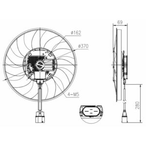 Ventilator potrivit AUDI A8 D4 2.0-6.3 11.09-01.18 imagine