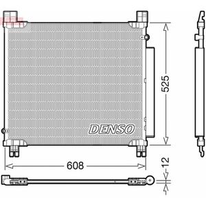 Radiator AC condensator cu uscator potrivit TOYOTA HILUX VIII 2.4D 2.8D 05.15- imagine