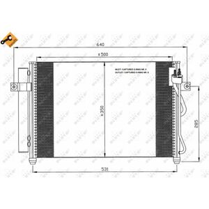 Radiator AC condensator Hyundai Getz 1.1 02 - imagine