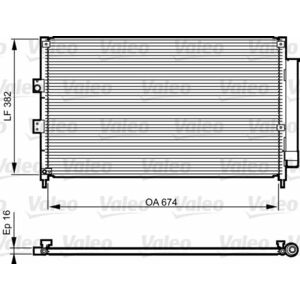 Radiator AC condensator cu uscator potrivit HONDA CIVIC VIII 1.3H 1.4 09.05- imagine