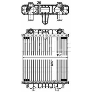 Radiator motor potrivit AUDI A6 ALLROAD C7, A6 C7, A7 2.8-4.0 imagine