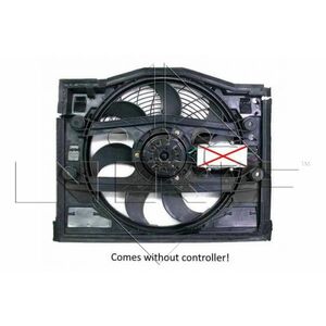 Ventilator radiator (cu carcasa) potrivit BMW Seria 3 (E46) 2.0-3.0 02.98-12.07 imagine