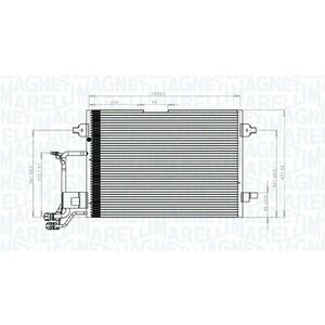 Radiator AC condensator potrivit AUDI A4 B5; VW PASSAT B5 1.6-2.8 11.94-09.01 imagine