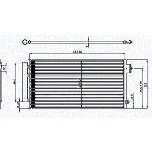 Radiator AC condensator potrivit FIAT 500L, TIPO 0.9-1.6D 09.12- imagine
