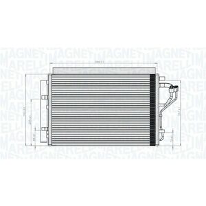Radiator AC condensator potrivit HYUNDAI ELANTRA V, I30; KIA CEE D, PRO CEE D 1.4 1.6 04.11- imagine