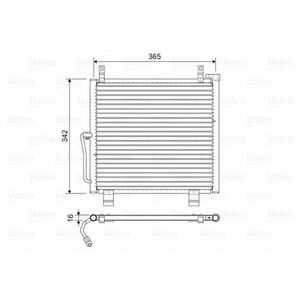 Radiator AC condensator potrivit SUZUKI ALTO IV, ALTO V, ALTO VI 1.0 1.1 09.94-12.08 imagine