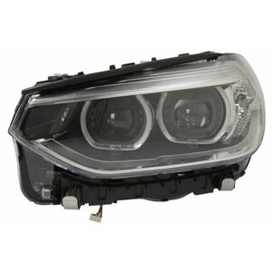 Far stanga LED, electric, cu motoras, fara controler LED potrivit BMW X3 G01, X4 G02 10.17-07.21 imagine