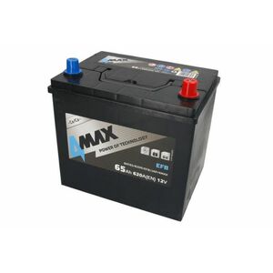 Acumulator 4MAX 12V 65Ah 630A STARTSsuperior EFB (R+ borna standard) 230x170x225 B00 - fara flansa de montare (efb pornire) imagine
