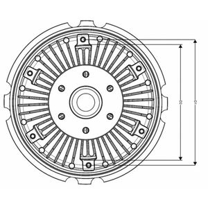 Ventilator potrivit FORD TRANSIT, TRANSIT V363 2.2D 2.4D 04.06-12.18 imagine