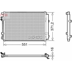 Radiator AC condensator cu uscator potrivit KIA RIO III 1.2 1.25LPG 09.11-12.17 imagine