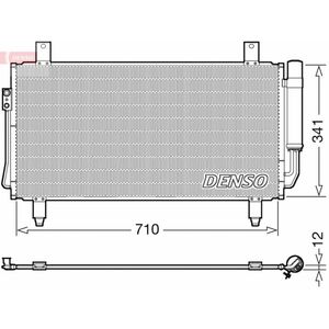 Radiator AC condensator cu uscator potrivit MITSUBISHI OUTLANDER III 2.0 2.0H 2.2D 08.12- imagine