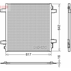 Radiator AC condensator cu uscator potrivit NISSAN PATROL VI 5.6 04.10- imagine