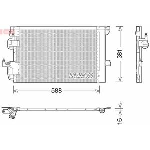 Radiator AC condensator cu uscator potrivit OPEL ASTRA G 1.2-2.2 02.98-12.09 imagine