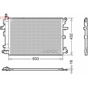 Radiator AC condensator cu uscator potrivit VOLVO XC90 I 2.4D 3.2 10.02-12.14 imagine