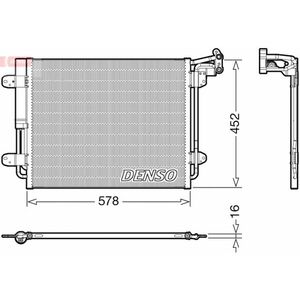 Radiator AC condensator cu uscator potrivit VW TIGUAN 1.4 2.0D 05.10-07.18 imagine
