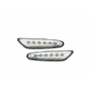 Set semnalizatoare stanga dreapta transparent, LED potrivit BMW Seria 1 E82, 1 E87, 1 E88, 3 E90, 3 E91, 3 E92, 3 E93, 5 E60, 5 E61, X1 E84, X3 E83 1.6-5.0 2001-2015 imagine