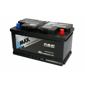 Acumulator 4MAX 12V 85Ah 850A (R+ borna standard) 315x175x175 B13 - flansa de montare 10.5 mm (pornire) imagine