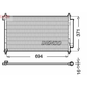 Radiator AC condensator cu uscator potrivit HONDA CIVIC IX 1.8 02.12- imagine