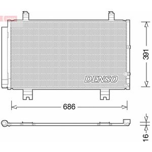 Radiator AC condensator cu uscator potrivit LEXUS GS 2.5 3.5H 01.12- imagine