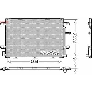 Radiator AC condensator potrivit AUDI A4 ALLROAD B8, A4 B6, A4 B7, A4 B8 2.0-4.2 03.04-05.16 imagine
