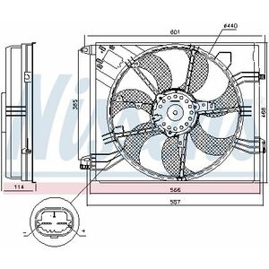 Ventilator radiator (cu carcasa) RENAULT MEGANE IV, TALISMAN 1.2-1.8 dupa 2015 imagine