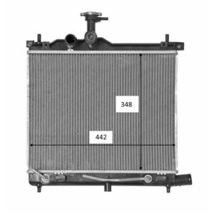 Radiator motor (Automat) potrivit HYUNDAI I10 I 1.2 -12.13 imagine