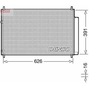 Radiator AC condensator cu uscator potrivit TOYOTA AURIS, AVENSIS, COROLLA, VERSO 1.3-2.2D 10.01-12.18 imagine