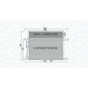 Radiator AC condensator potrivit JEEP GRAND CHEROKEE II 4.0 4.7 04.99-09.05 imagine