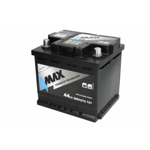 Acumulator 4MAX 12V 44Ah 360A (R+ borna standard) 210x175x190 B13 - flansa de montare 10.5 mm (pornire) imagine