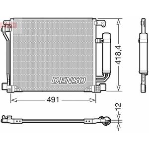 Radiator AC condensator cu uscator potrivit NISSAN JUKE, PULSAR 1.2 1.5D 1.6 02.13- imagine