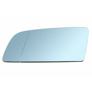 Sticla oglinda laterala Stanga asferice, incalzita, albastru potrivit BMW 6 E63, 6 E64 2003-2010 imagine