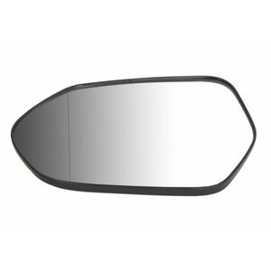 Sticla oglinda laterala Stanga (asferice, incalzita, crom) potrivit TOYOTA PRIUS, PRIUS PHV 09.15-01.00 imagine