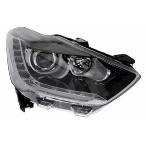 Far dreapta (H1 H7 LED, reglaj electric cu lumini de zi, fundal negru) CITROEN DS5 2011-2015 imagine