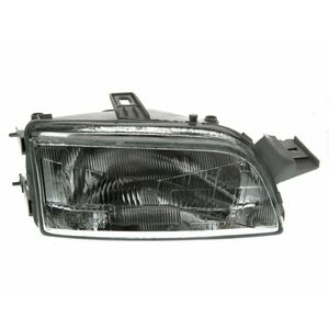 Far Dreapta (H4 W5W, electric, fara motoras, halogen, culoare interior: negru) potrivit FIAT PUNTO imagine